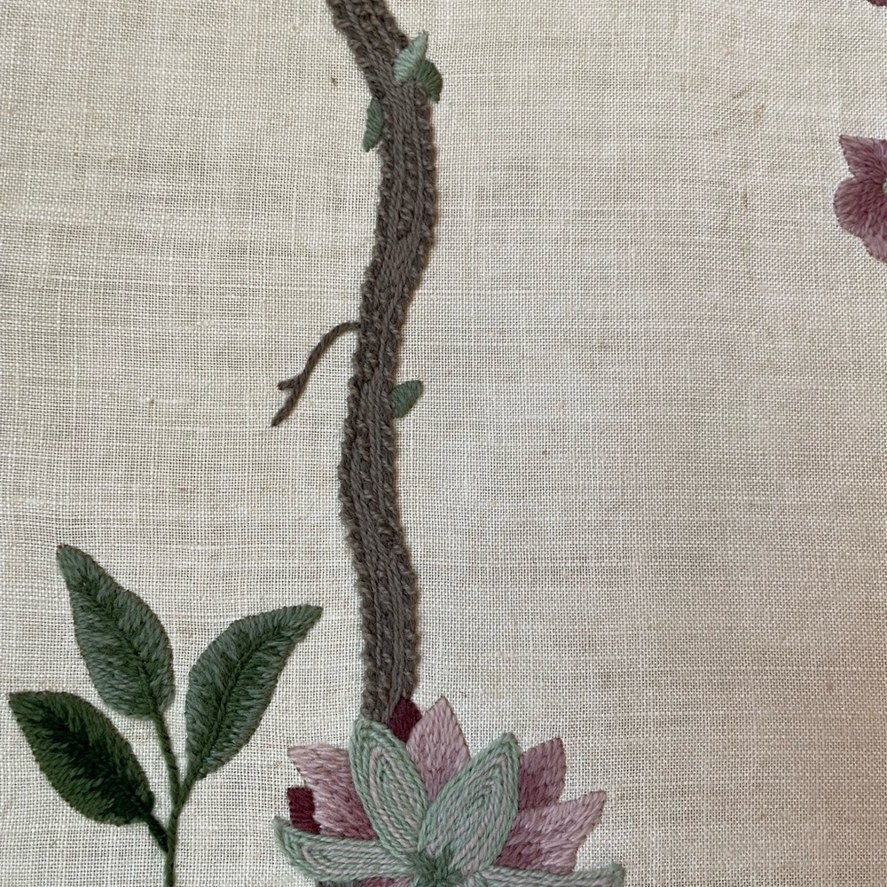 Vintage bird on branch needlework framed art. 1982 - Picture 3 of 8